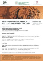 Convegno: “Percorsi interprofessionali nel contrasto alla violenza”