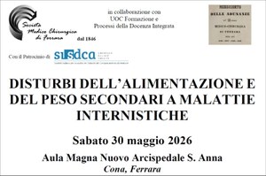 Convegno: Disturbi dell'alimentazione e del peso secondari a malattie internistiche