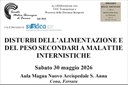 Convegno: Disturbi dell'alimentazione e del peso secondari a malattie internistiche