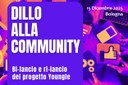 Dillo alla community. Bi-lancio e ri-lancio del progetto Youngle