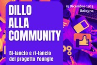 Dillo alla community. Bi-lancio e ri-lancio del progetto Youngle
