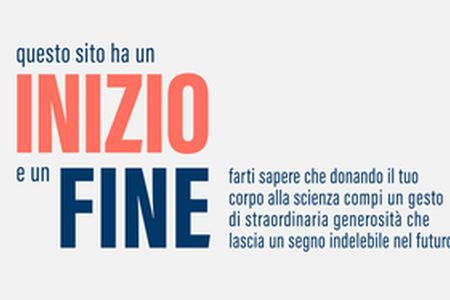 Da parte mia: donazione corpo e tessuti tessuti post mortem ai fini di studio, formazione e ricerca.