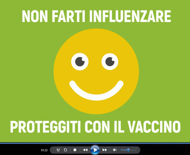 Icona video antinfluenzale 2018