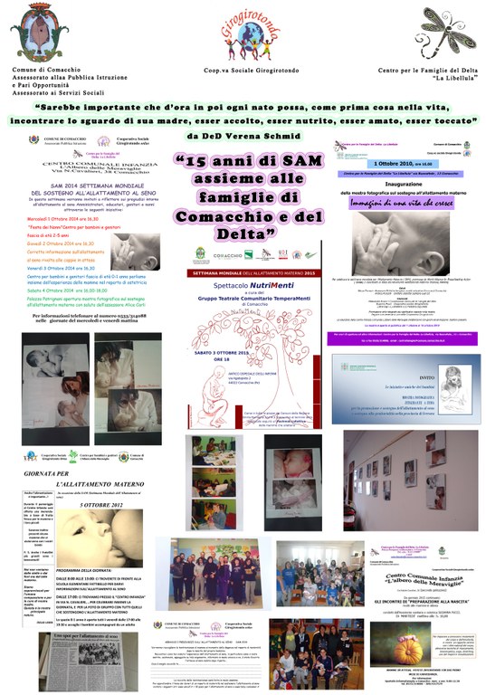 Allattamento al seno, convegno 2015, poster Comacchio