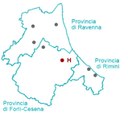 Mappa dei SIAT della Romagna