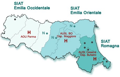 I SIAT nella regione Emilia-Romagna
