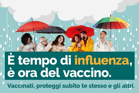 Vaccinazione antinfluenzale, proteggi  subito te stesso e gli altri