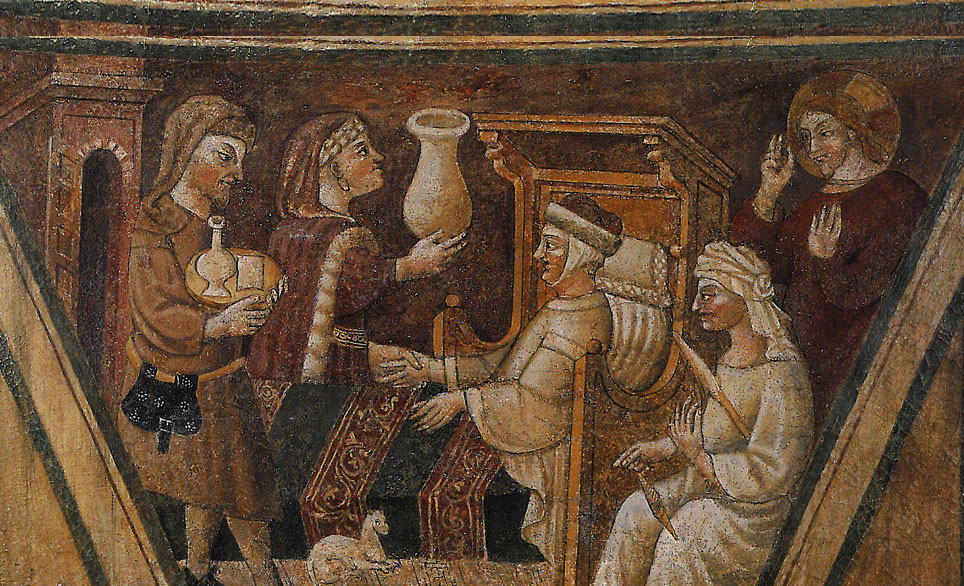 Pittore parmense della metà del XV secolo, Il soccorso degli infermi, AO Parma