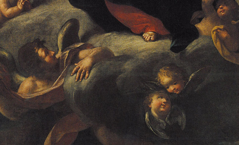 Giovan Battista Costa, Madonna col bambino in gloria, Azienda Usl di Rimini