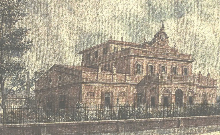 M. Mancini "veduta dell'Ospedale G. Ceccarini di Riccione", Ausl di Rimini 