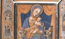 Giovanni Antonio Garella, Madonna con bambino e santi Maiolica, Ausl Rimini 
