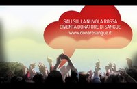 "Sali sulla nuvola rossa", campagna per la donazione di sangue