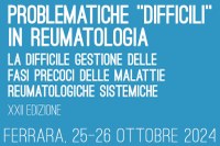 A Ferrara un corso dedicato alle "Problematiche difficili in reumatologia"