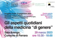 Gli aspetti quotidiani della Medicina di Genere al centro di un convegno a Ferrara