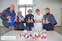 Grazie alla generosità di ANTEAS Ferrara donati pupazzetti fatti a mano ai piccoli ricovrati all'Ospedale di Cona