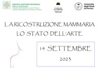 Il 14 settembre esperti a confronto sul tema della "Ricostruzione mammaria"