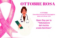 Ottobre Rosa 2025: il 14 ottobre a Portomaggiore Open Day sulla valutazione del rischio eredo-familiare
