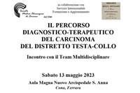 Percorso Diagnostico Terapeutico Carcinoma del distretto Testa-Collo: a Ferrara un convegno dedicato