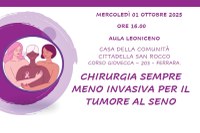 Un Convegno per parlare di "Chirurgia sempre meno invasiva per il tumore al seno"