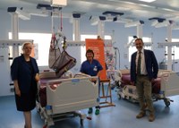 Hub nazionale e regionale di Terapia Intensiva: SESAMO dona due letti elettrici e tre sollevatori all'Ospedale Civile
