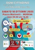 ‘Viva’, al via la settimana della Rianimazione Cardiopolmonare, in Piazza Matteotti la ‘catena della sopravvivenza’ per soccorrere le persone colpite da arresto cardiaco