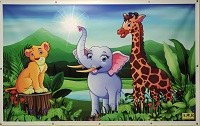 Distretto di Vignola, alla Pediatria di Spilamberto le pareti si trasformano in giungla per emozionare i bambini