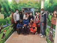Formigine: zebre e leoni ‘invadono’ gli spazi pediatrici di Villa Bianchi per incantare i piccoli pazienti