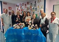 La Pigotta UNICEF alle bambine e ai bambini ricoverati in Ospedale a Carpi per aiutare quelli colpiti dalla guerra