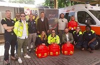 Sport e solidarietà per aiutare i bambini, il Team Enjoy dona 22 zaini pediatrici al 118 di Modena grazie al Memorial Rambaldi
