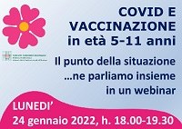 Vaccinazione 5-11 anni nel Distretto di Pavullo, un webinar dedicato ai percorsi di accesso e la situazione contagi