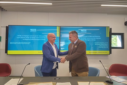 Firmato il nuovo accordo triennale tra la Regione e Anisap per le visite di specialistica ambulatoriale Firmato il nuovo accordo triennale tra la Regione e Anisap per le visite di specialistica ambulatoriale