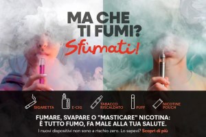 “Ma che ti fumi? Sfùmati”
