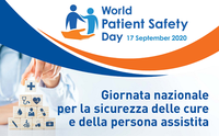 Giovedì 17 settembre, la "Giornata nazionale per la sicurezza delle cure e della persona assistita"