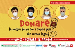 Lunedì 14 giugno la Giornata mondiale dei donatori di sangue, al via la campagna di comunicazione di Regione Emilia-Romagna, Avis e Fidas