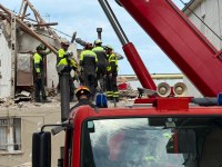 Crollo di una palazzina a Porto Sant'Elpidio