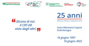 La rassegna stampa del venticinquesimo anniversario del Centro Riferimento Trapianti dell’Emilia Romagna