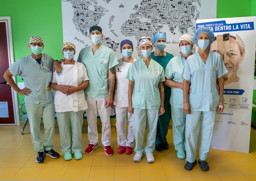 Piastra operatoria, Arcispedale S. Anna di Ferrara